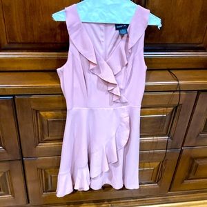 Women’s Pink Dress (3/4) with ruffle bottom